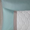 NicBex 8 Pcs Transitional Comforter Set Bedding Set with Embroidery Quilted and Damask Print Detailing Quilt Set, Machine Washable - 2 of 4
