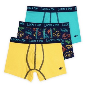 Lucky & Me Liam Boys Boxer Briefs Underwear Multiple Colors and Sizes (3-Pack) - 1 of 4