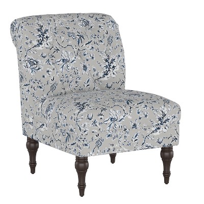 Wales Accent Chair Indian Blockprint Gray - Threshold™