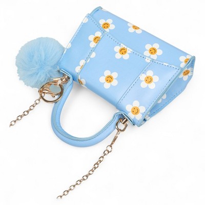 Willow & Ruby Girls' Smiley Daisy Print Mini Top Handle Crossbody Bag for Kids (Youth) - image 4