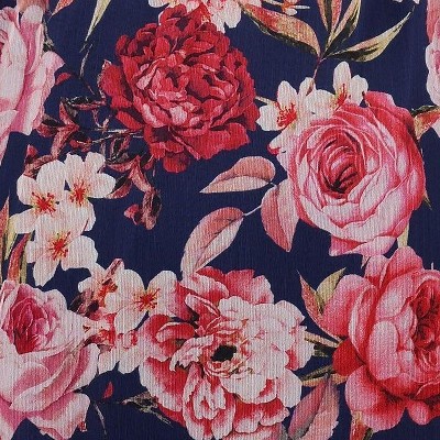 navy floral