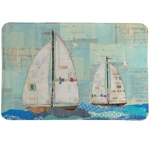 Laural Home At the Regatta 20"W x 30"L Memory Foam Rug - 1 of 1