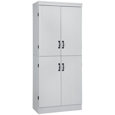 NicBex 69.5 Inch Kitchen Pantry Storage Cabinet with 4 Doors and 2 Adjustable Shelves for Dining Room,Bathroom,Kitchen