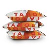 16"x16" The Whiskey Ginger Apres Tahoe Cute Retro Pinup Girl Square Throw Pillow Gray - Deny Designs - 3 of 4