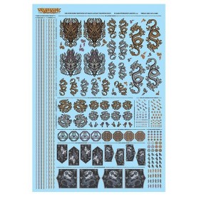 The Northern Provinces of Grand Cathay Transfer Sheet Warhammer Old World - 1 of 1