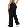 Women's Drawstring Wide - Leg Pants with Pockets, Casual Loose - Fit Trousers - 4 of 4