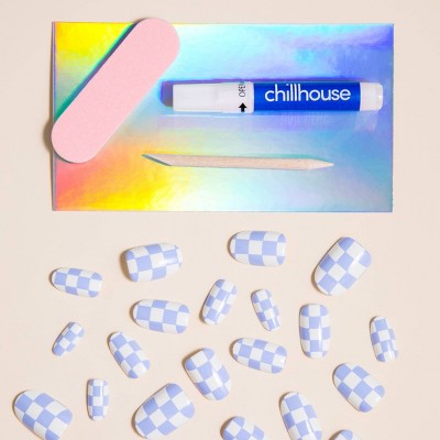 Chillhouse Chill Tips Nail Art Press Ons - Checked Out_2