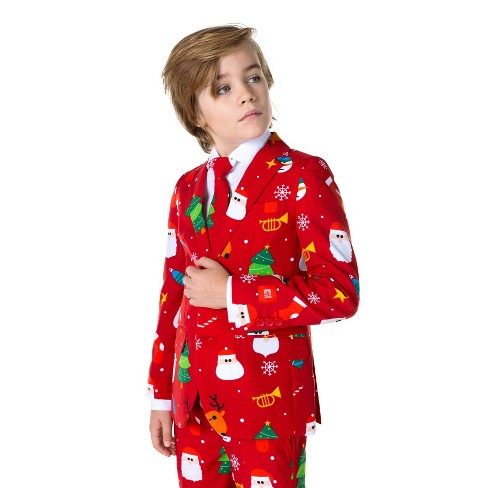 Opposuits Boys Christmas Suit - Festivity Red - Size: 4 : Target