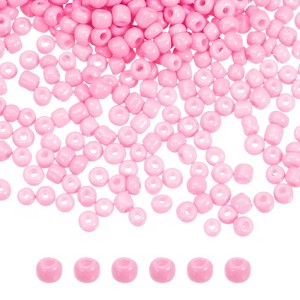 Unique Bargains Loose Craft DIY Earring Necklace Making Glass Round Beads 6000 Pcs - 1 of 4