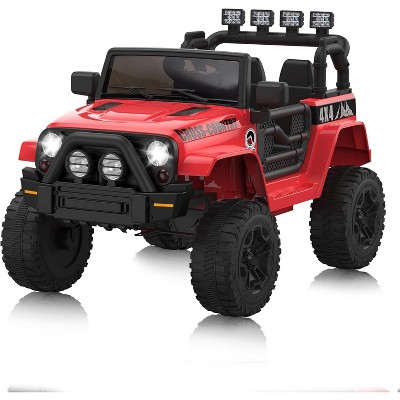 12V Kids Ride-On Truck 2-Seater with Parental Remote Control,4-Wheel Suspension ¨CElectric Ride-On Toy for Boys & Girls