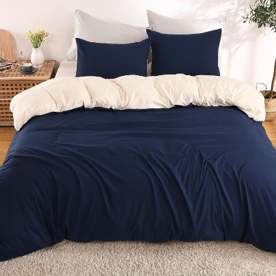 Hyprest King Comforter Duvet Insert 3PCS All Season Soft Cooling Reversible Duvet Cover