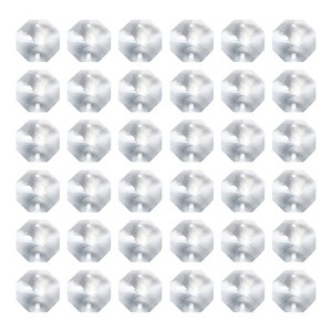 Unique Bargains DIY Lamp Arts Crafts Decoration Crystal Pendants Octagon Beads 40 Pcs - 1 of 4