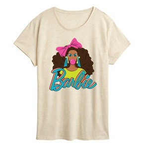 Women's - Barbie - Bubblegum Barbie -Adult Women's Short Sleeve Graphic T-Shirt Short Sleeve Graphic T-Shirt - 1 of 3