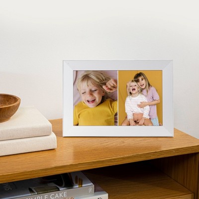 10.1" Sea Salt Wi-Fi Digital Photo Frame with Built-In Speaker