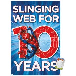 Trends International Marvel Spider-Man - Happy 10th Birthday Unframed Wall Poster Prints - 1 of 4