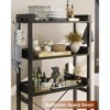 Aheaplus Freestanding Toilet Stand, 3-Tier Bathroom Storage Rack with Four Hooks - 2 of 4
