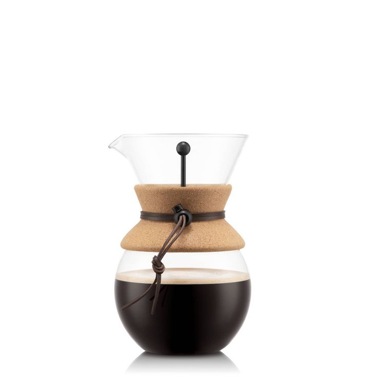 Bodum 8 Cup 34oz Pour Over Coffee Maker: Permanent Screen Filter, Cool Touch Handle, Dishwasher Safe, 4 of 7