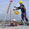 VEVOR Confined Space Tripod Kit, Confined Space Tripod 7' Legs and 98' Cable, Rescue Tripod 32.8' Fall Protection, 1800 lbs Winch Silver - 2 of 4