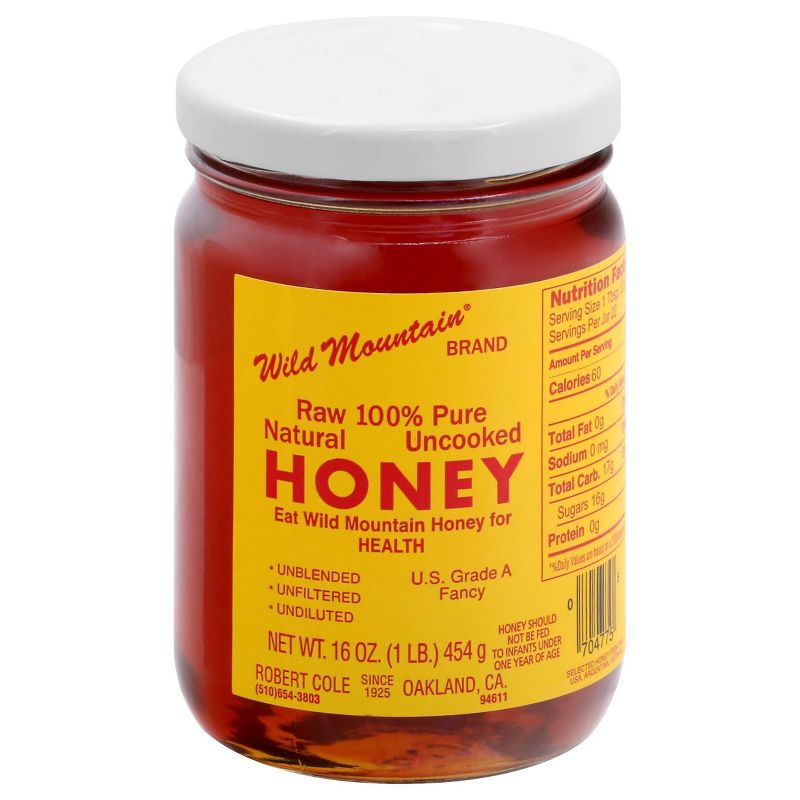 Wild Mountain Honey - 1lb, 1 of 4