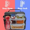 OPUX Large Insulated Lunch Bag Men Women, Leakproof Thermal Reusable Soft Cooler Tote Work School Adult Kid Boy Girl - 2 of 4