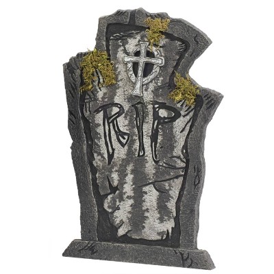 22" Halloween RIP Foam Tombstone