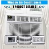 coucheta 10,000 BTU Window Air Conditioner with WiFi Cools up to 750 Sq, 115V Quiet Operation with Remote & App Control, Washable Filter, for Home - 4 of 4