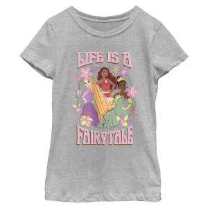 Girl's Disney Princesses Life Is A Fairytale T-Shirt - 1 of 4