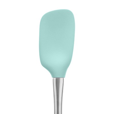 Flex-Core Spoonula Stainless Steel Handle Aqua - Thumbnail 4