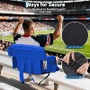 2Pcs Stadium Seats, 20in Cozy Bleachers Seat with Anti-Slip Mat & Large Pockets & Cup Holders, Portable Stadium Chair for Outdoor
= - 3 of 3