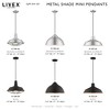 Livex Lighting Metal Shade 1 - Light Chandelier in  Black - 4 of 4