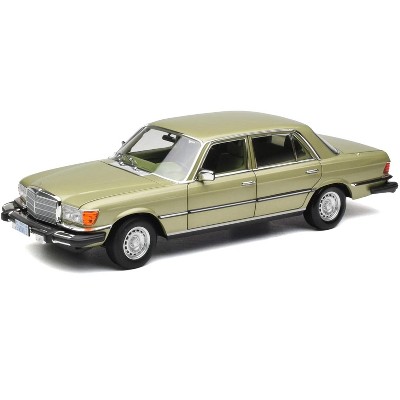 1979 Mercedes-Benz 450 SEL (US Version) Silver Green Metallic with Green Interior 1/18 Diecast Model Car by Norev