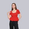 Women's Short Sleeve Scoop Neck T-Shirt - A New Day™ - 2 of 4