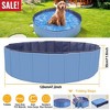 iMountek  "Portable PVC Pet Swimming Pool: Ideal Bathing Tub & Playmat for Kids and Dogs" Blue - 3 of 3