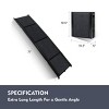 SEVOBAL Pet Steps and Ramps 71" Portable Folding Dog Ramp Non-Slip Traction Surface for SUV Truck Car Access, Black, 71"*19.3"*1.1" - 4 of 4