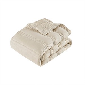 Gracie Mills Estrella Poly Gauze Quilt Set - 1 of 4