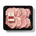 Bone-in Center Cut Pork Chops Family Pack - 3.45-5.50 lbs - price per lb - Good & Gather™