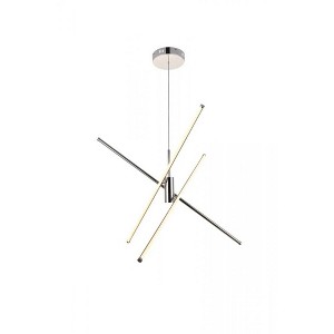 Elegant Lighting Sonya 3 Light Polished Nickel Pendant - 1 of 4