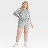Women's Leisure Studio Velour Pullover Sweatshirt - Universal Thread™ - 3 of 3