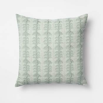 Woven Block Print Square Throw Pillow with Tassels - Threshold™ designed with Studio McGee