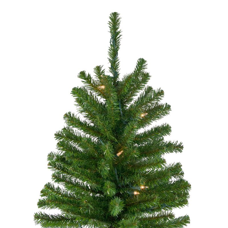 Northlight 6' Pre-Lit Pencil Alpine Artificial Christmas Tree, Clear Lights, 5 of 9