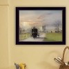 "Morning Exercise" By Lori Deiter, Ready to Hang Framed Print, Black Frame - 3 of 4