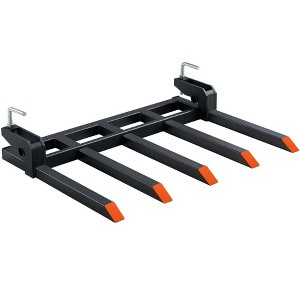 AMERLIFE Tractor Pallet Forks, Double Nut, for Debris/Waste - 1 of 4