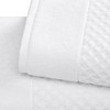 4pc Cotton Diamond Textured Towel Set - Isla Jade - 4 of 4