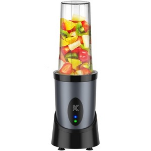 Itopfox Smoothie Blender, 900W Personal Blender for Shakes and Smoothies with 2 No-BPA 22oz Cups, Single Serve Mixer for Juices and Nutritious Recipe - 1 of 4