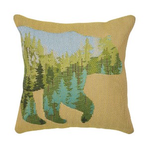 Liora Manne Marina Lodge Indoor/Outdoor Pillow.. - 1 of 4