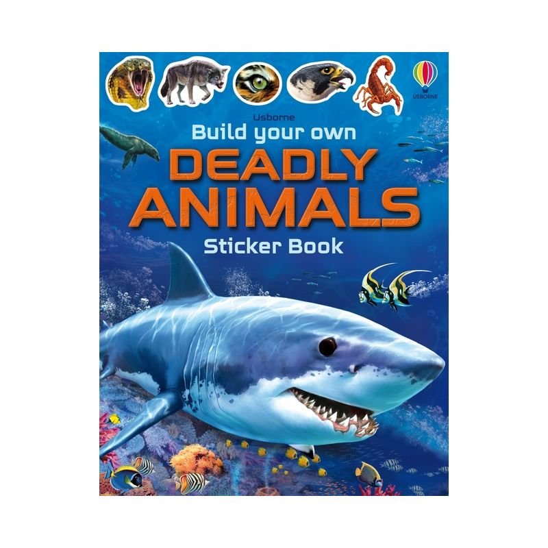 Build Your Own Deadly Animals - (Build Your Own Sticker Book) by  Simon Tudhope (Paperback), 1 of 2
