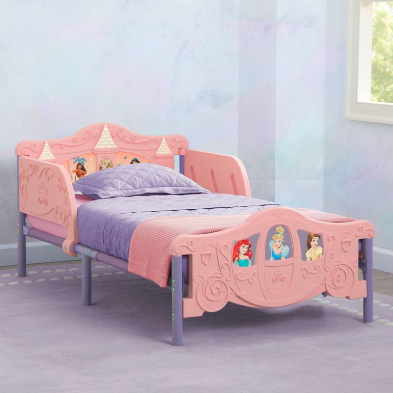 Delta Children Disney Princess 3D Toddler Bed, 3 of 8