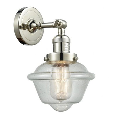 Oxford - 1 Light Wall Sconce In Traditional Style-12 Inches Tall and 7.5 Inches Wide