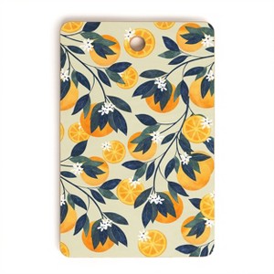 El buen limon Oranges branch and flowers Cutting Board Rectangle -Deny Designs - 1 of 3