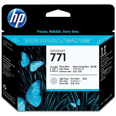 HP Inc. 771 Photo Black/Light Gray DesignJet Printhead, CE020A